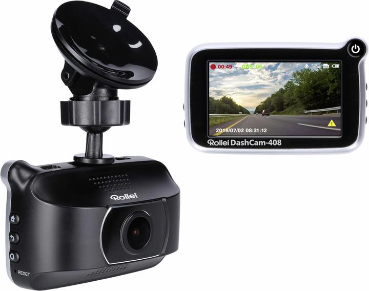 Produktbild Rollei DashCam-408 (Beschleunigungssensor, GPS-Empfänger, Full HD)