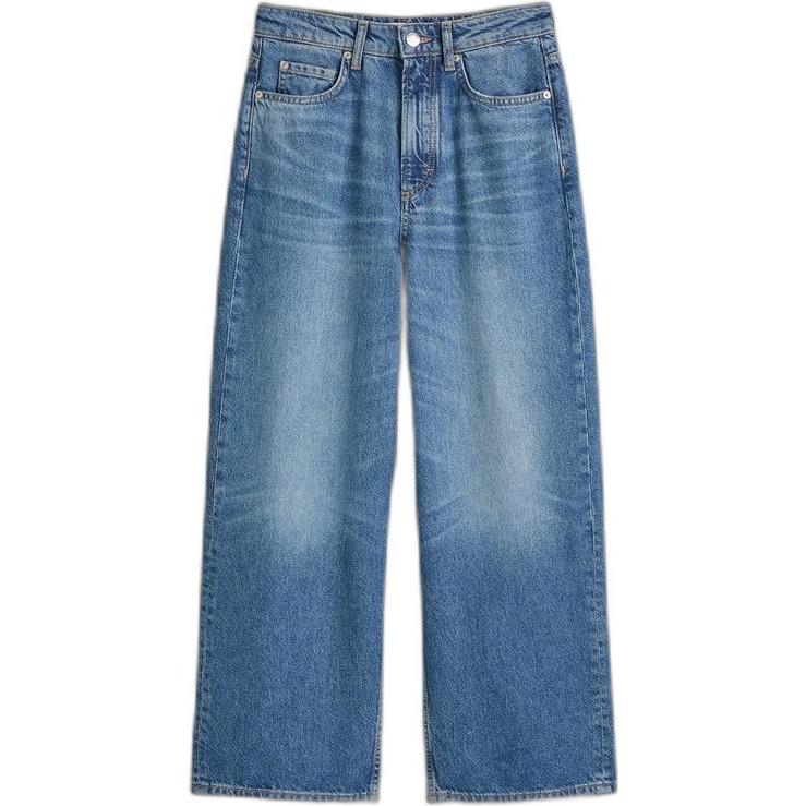 Marc O'Polo, Damen, Jeans, High Waist Culotte TOLVA, Blau, (28)