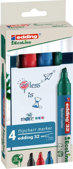 Actual product image Edding Flipchart 32 (Multicoloured, 5 mm, 4 x)