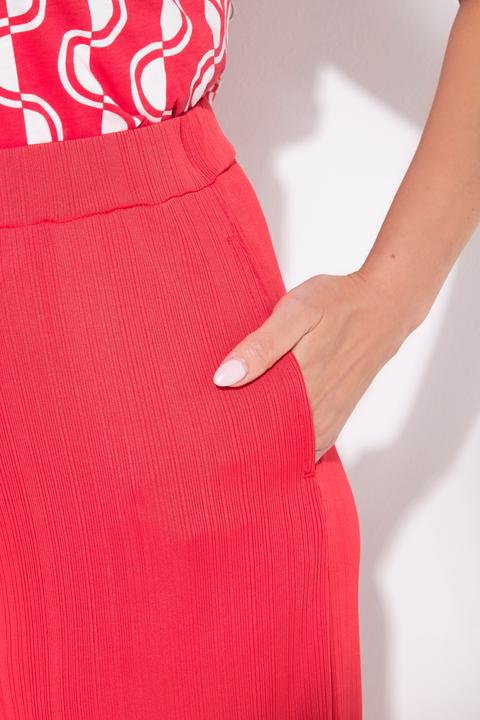 Actual product image Ulla Popken Textured Crepe Wide Leg Culottes (58, 60)