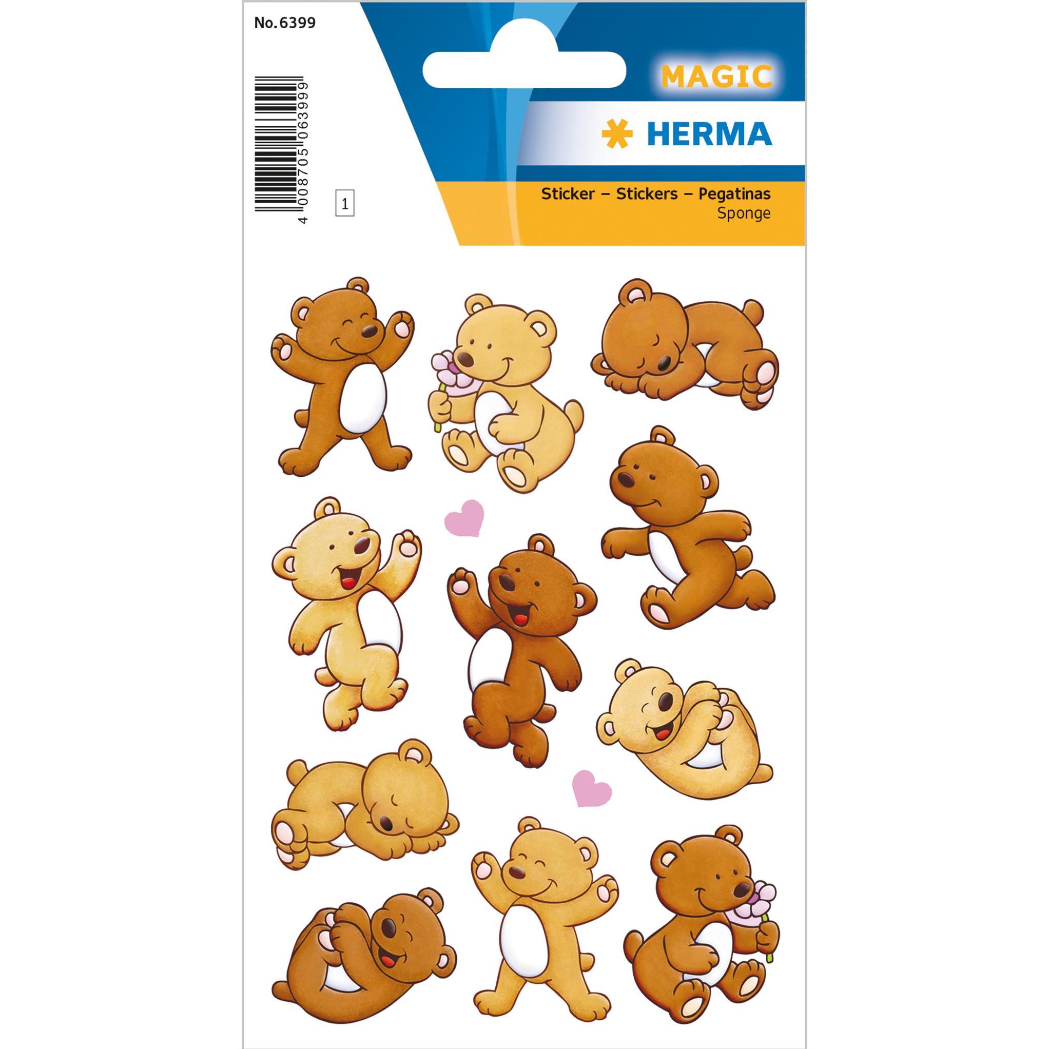 Herma, Sticker, Sticker Magic "Bärchen"