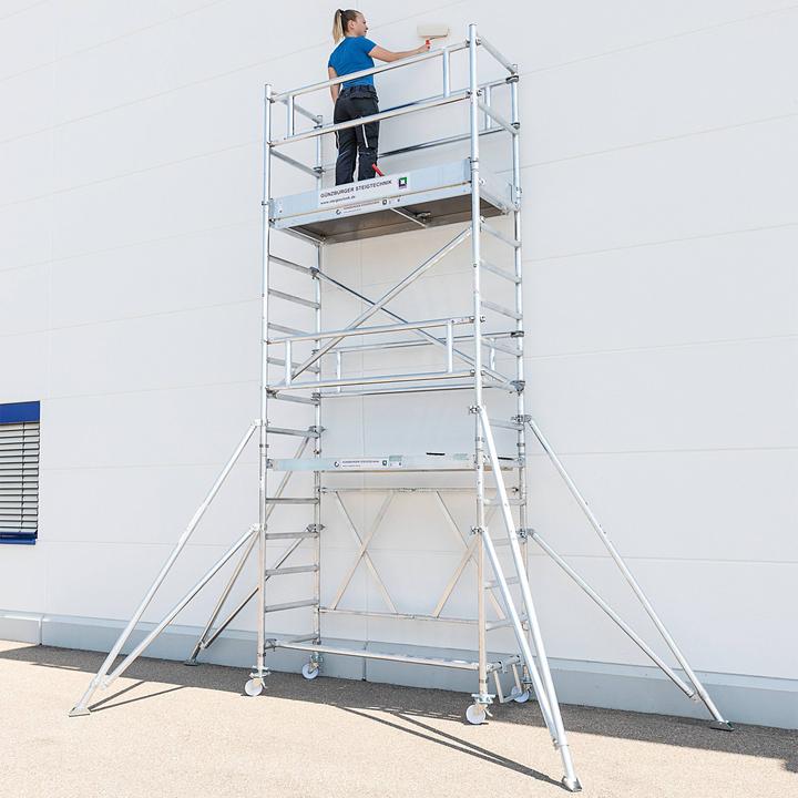 Produktbild Munk Klappgerüst 0,75 x 1,80 m Plattformhöhe 3 m (Gerüst, 180 cm)