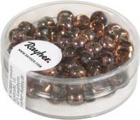Produktbild Rayher Rocailles metallic mit Grossloch, 5, 5mm ø, kupfe