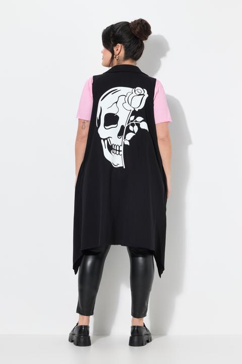 Produktbild Angel of Style Sweat-Weste, offene Form, Totenkopf auf dem Rücken (58)