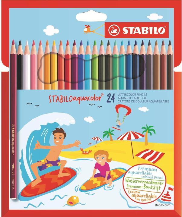 Produktbild STABILO Aquacolor (Mehrfarbig, 24 x)