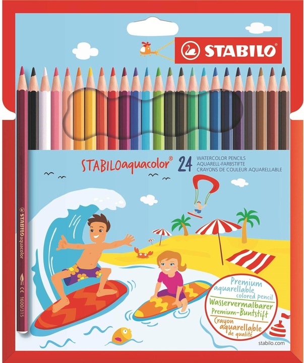 Produktbild STABILO Aquacolor (Mehrfarbig, 24 x)