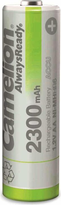 Produktbild Camelion AA/HR6, 2300 mAh, Always Ready-Akkus Ni-MH, 4 Stk. (4 Stk., AA, 2300 mAh)