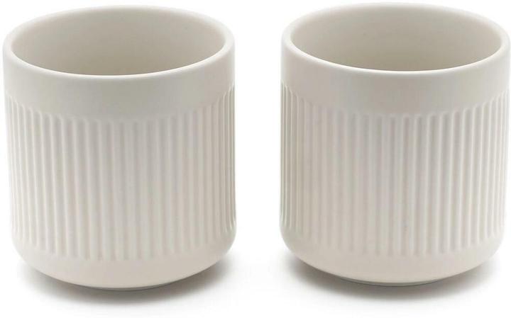 Bredemeijer 1x2 Teebecher Skagen 300ml weiss Steingut 147053 (300 ml, 2 x)