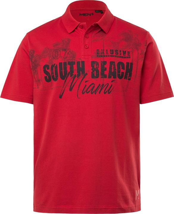 Produktbild Men+ Poloshirt, Halbarm, Brustprint, Piqué (L)