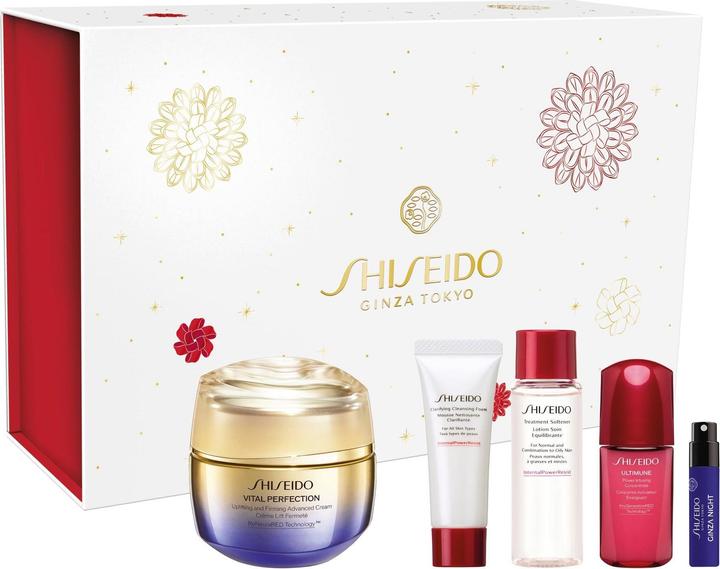 Shiseido Gift set Vital Perfection Holiday Kit / /15ml /10ml /0.6ml (Facial care set)