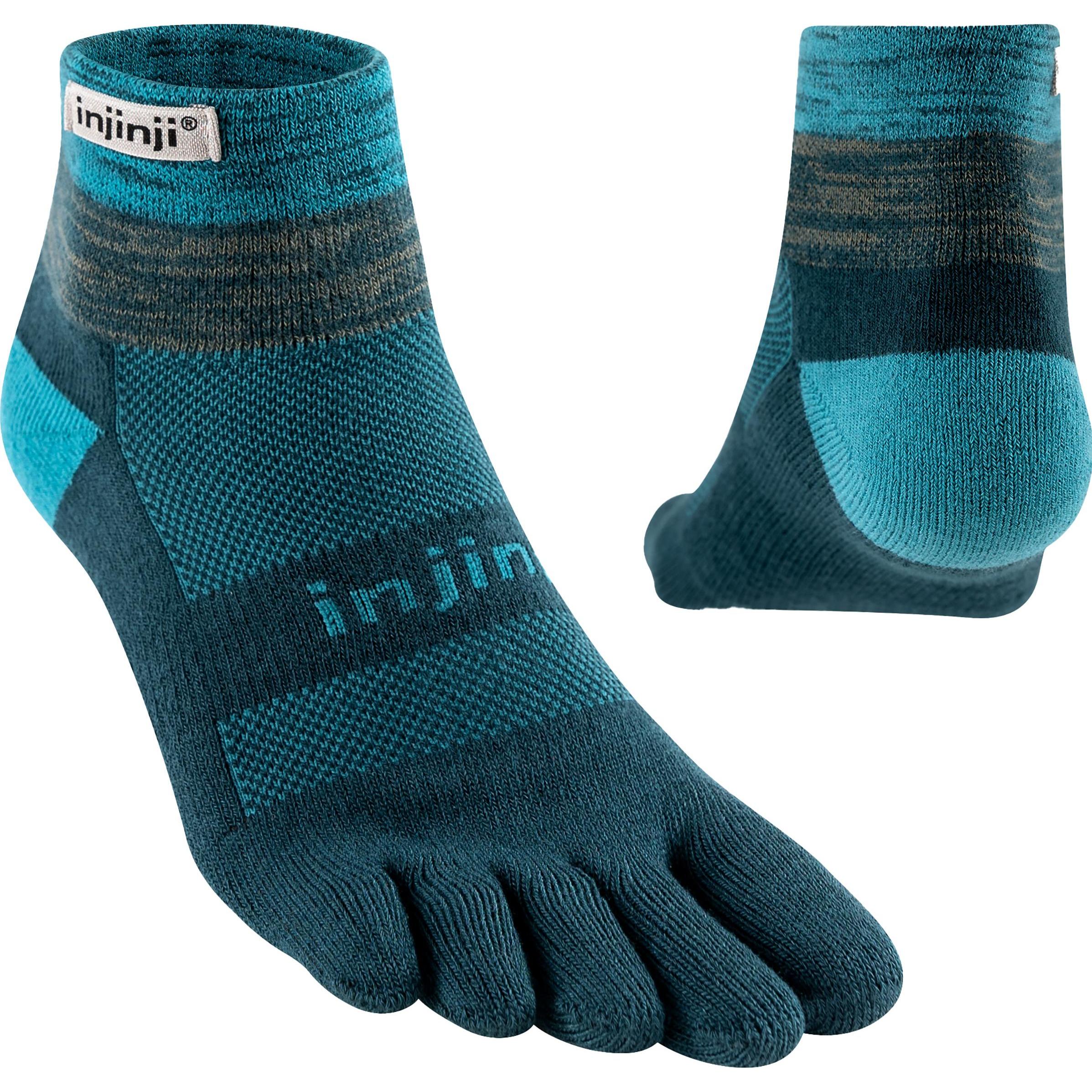 Thumbnail - Injinji, Herren, Sportsocken, Trail Midweight Mini-Crew (37 - 40), Blau