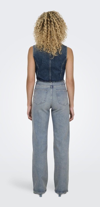Image du produit Only ONLJUICY Hohe Taille Weiter Beinschnitt Jeans Jeans mit weitem Bein (27)