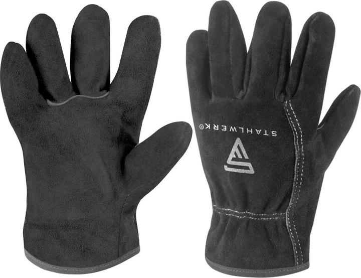 Actual product image Stahlwerk Heat-Resistant High Quality Spalt Leather Welding Gloves (XL)