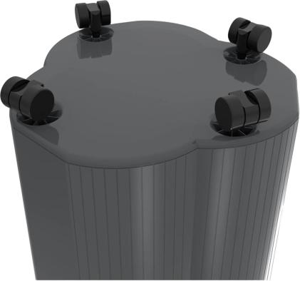 Produktbild Exacompta Rollen für Abfalleimer Tri Bin EcoBlack