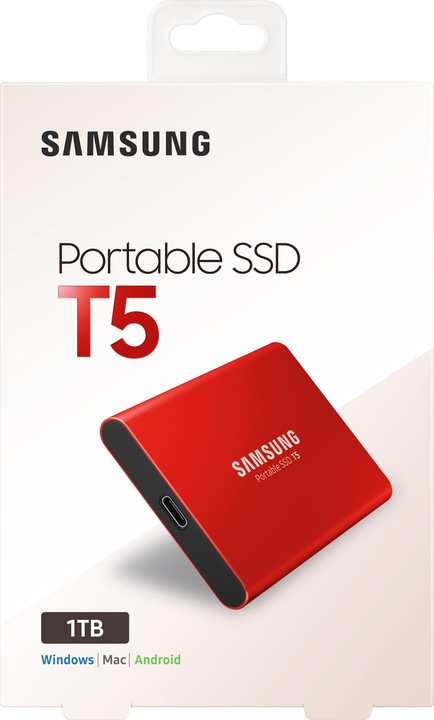 Actual product image Samsung Portable T5 (1000 GB)