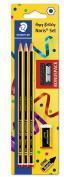 Actual product image Staedtler Noris Jubiläum pencil set, blister card The Noris brand celebrates 120 years! (2 mm, HB, 3x)
