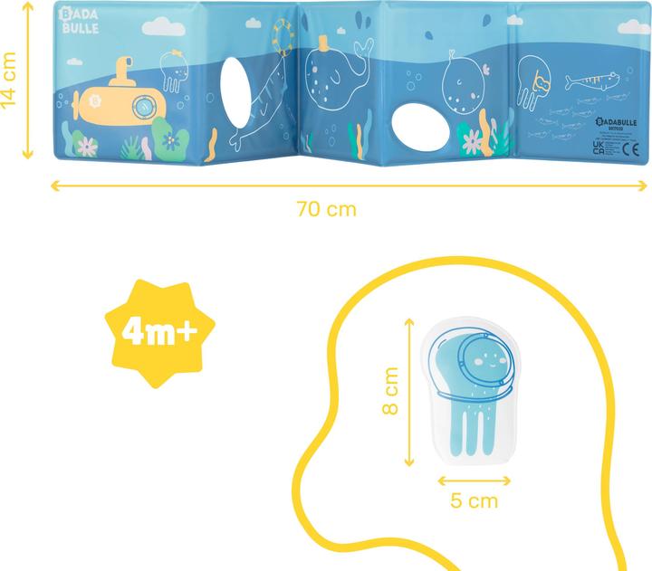 Actual product image Badabulle Badebuch mit Krake-Fingerhut