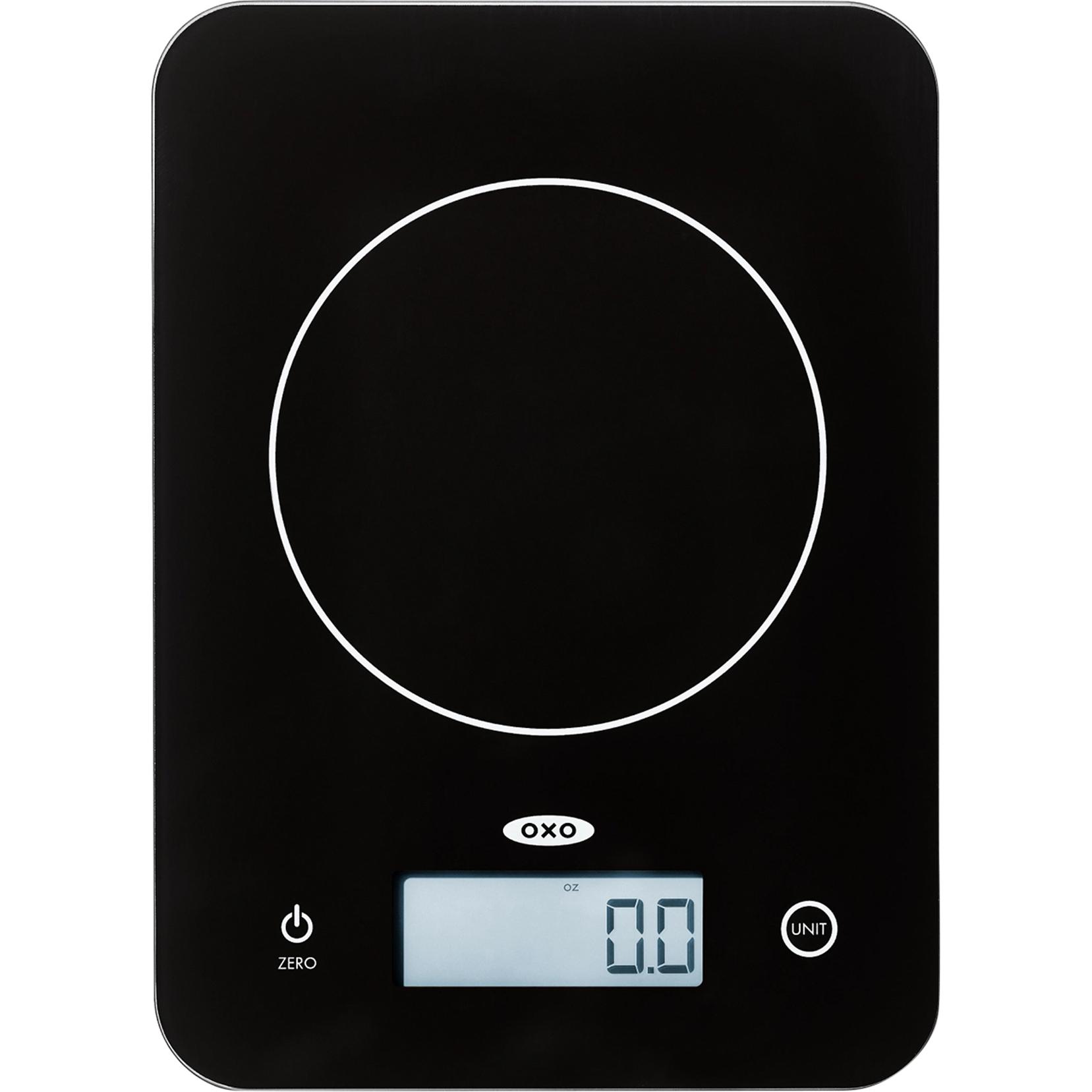 OXO Everyday Lebensmittelwaage GG, Küchenwaage, Schwarz
