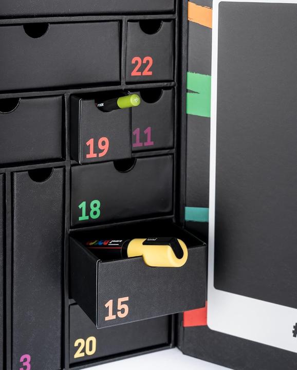 Actual product image Posca Advent calendar