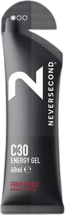 Neversecond Energy Gel C30 (Fruit Punch, 12 Stk.)