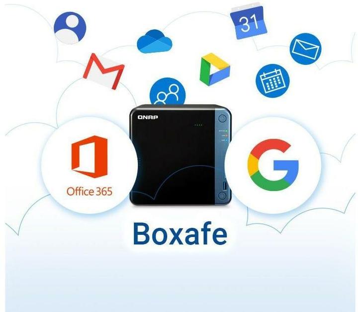 Immagine prodotto QNAP Boxafe per Microsoft 365 10 Utenti 1 Anno Pacchetto Fisico