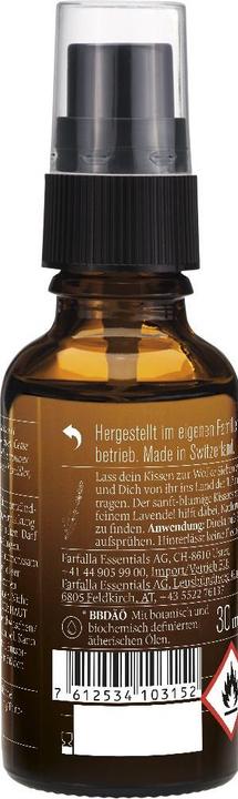 Actual product image Farfalla Good night pillow spray (30 ml)