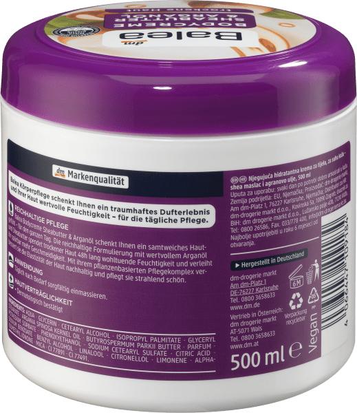 Image du produit dm Balea Beurre de karité Huile d'argan (Crème pour le corps, 500 ml)