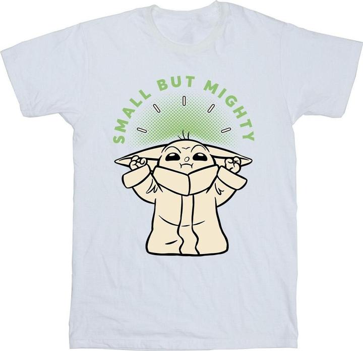 Actual product image Star Wars Mens The Mandalorian Small But Mighty Grogu T-Shirt (M)