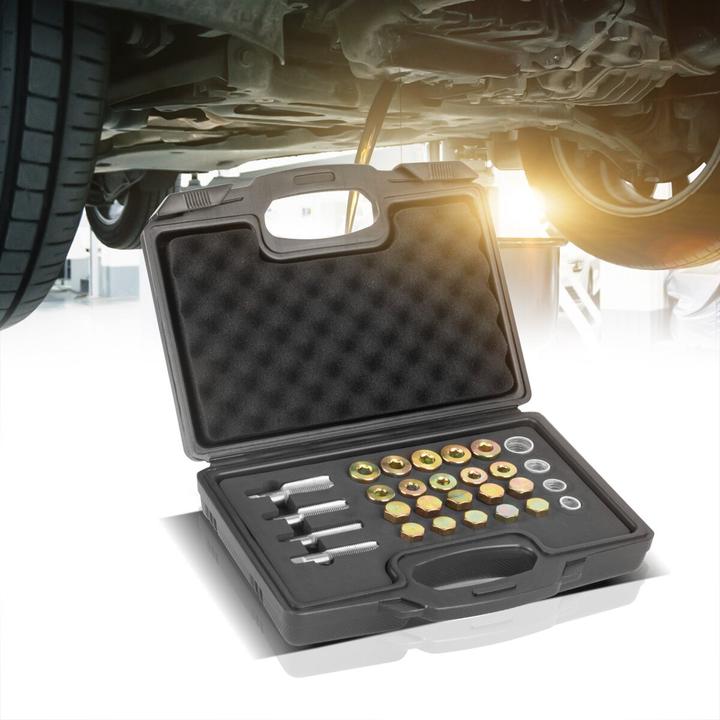 Actual product image Stahlwerk Oil drain plug repair set 64-piece repair kit oil drain thread