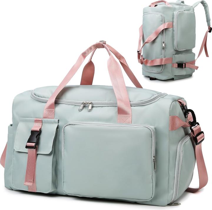 Only-Bags.Store Sporttasche Reisetasche mit Schuhfach Nassfach Wasserdichte Trainingstasche Reiseseesack mit (42 l)