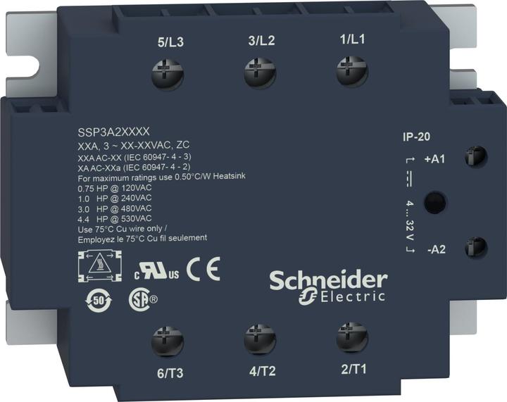 Produktbild Schneider Electric 3 PH SSR 530VAC 50A 24V