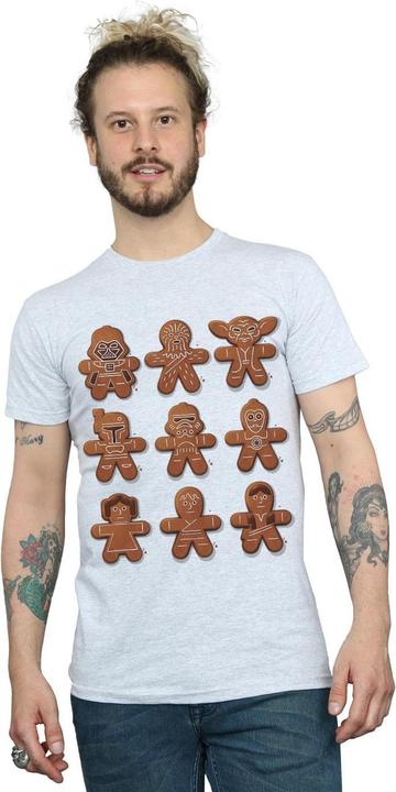 Immagine prodotto Star Wars Christmas Gingerbread Maglietta Uomo (XXL)