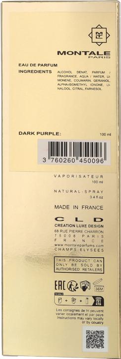 Produktbild Montale Dark Purple (Eau de Parfum, 100 ml)