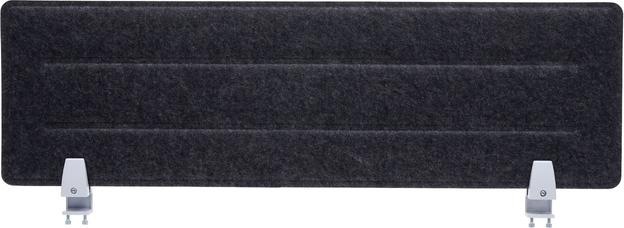 Image du produit Mendler Séparateur de bureau, tableau d'intimité, tissu/textile avec embossage - 100x30cm (100 x 30 cm)