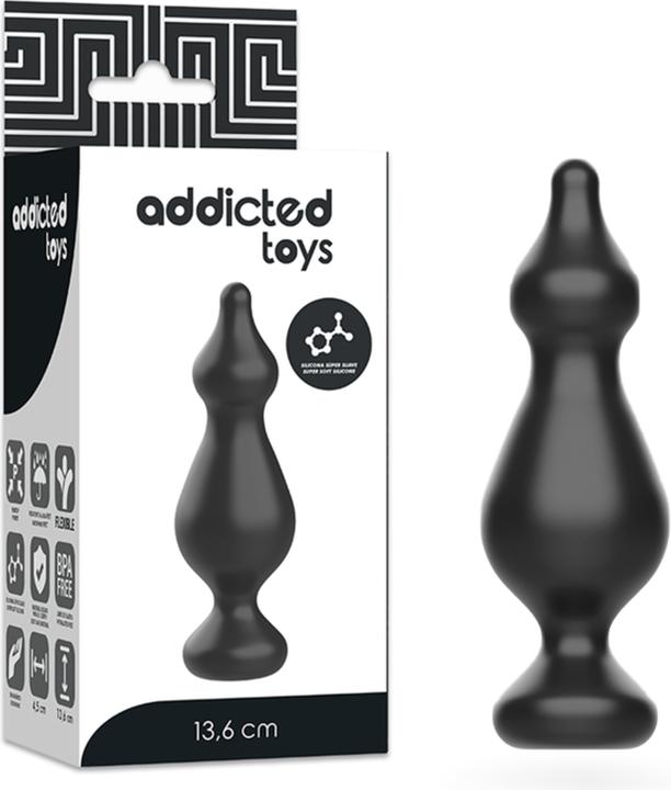 Immagine prodotto Addicted toys Plug Anale Sessuale 13,6 cm Nero