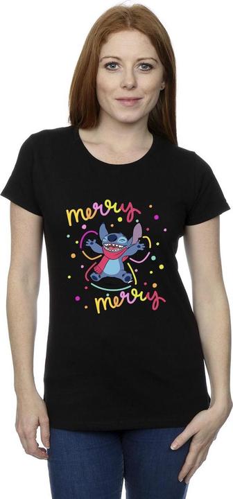 Produktbild Disney Lilo & Stitch Merry Rainbow TShirt (S)