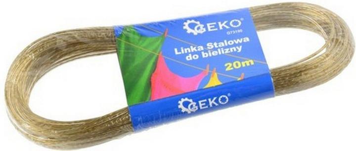 Productafbeelding GEKO Stalen waslijn, 2mm x 20m (20 m)