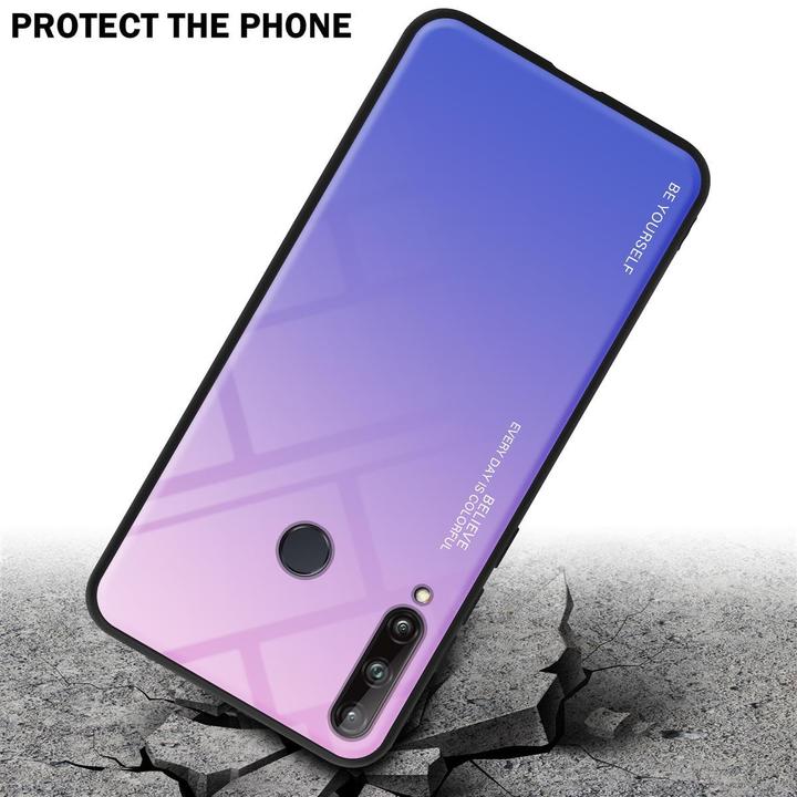 Produktbild Cadorabo TPU 2 Farben Glas Cover (Huawei P40 Lite E)