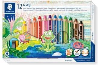 Image du produit Staedtler Crayons de couleur Junior 140, avec taille-crayon, 12 couleurs (12x)