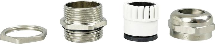 Produktbild Tru Components TC-10302836 Kabelverschraubung M22 Messing (vernickelt) Metall