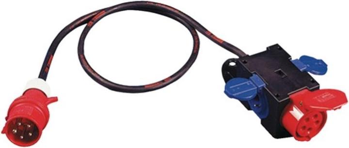 Actual product image HP Autozubehör Compact distributor CEE-16 A, 5-pole 1xCEE 16 A, 2x230V 5 x 2.5 mm²