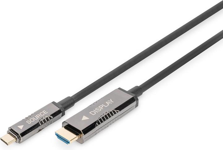 Image du produit Digitus Câble adaptateur 4K USB type - C vers HDMI AOC (20 m, HDMI, 2.0)