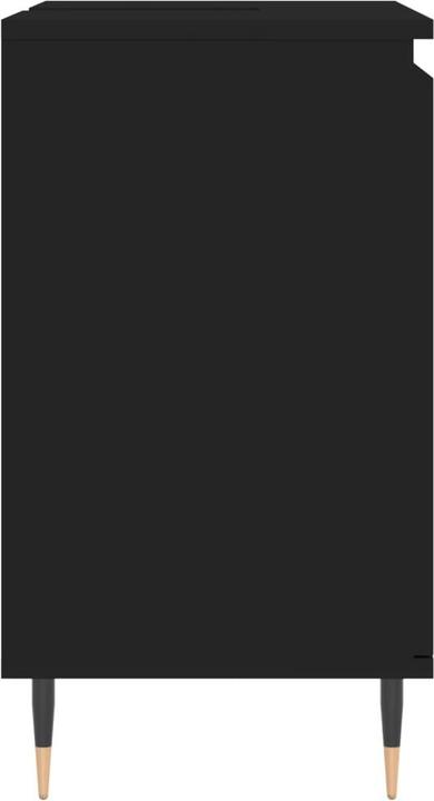 Immagine prodotto vidaXL Badschrank Schwarz 58x33x60 cm Holzwerkstoff, Farbe (58 x 33 x 60 cm)