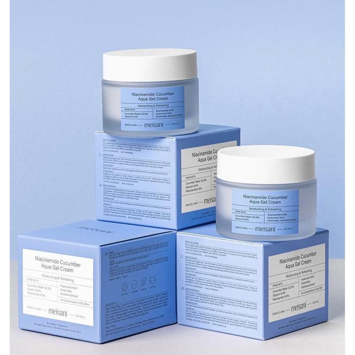 Image du produit Meisani Niacinamide cucumber aqua gel cream (50 ml, Crème 24h)