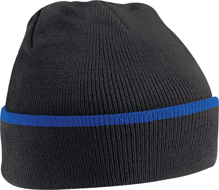 Black, Vivid royal blue