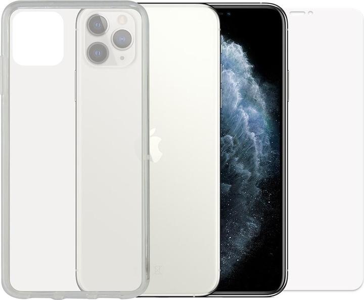 Immagine prodotto Contact Confezione Cover Trasparente + Protezione Schermo In Vetro Tempe 9h 11 Pro Max (Apple iPhone 11 Pro Max)
