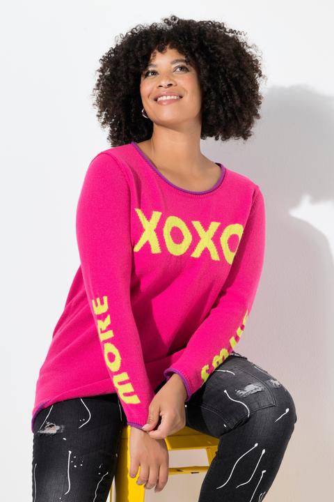Actual product image Angel of Style Pullover, Straight Fit, Statement, offenkantig (54)