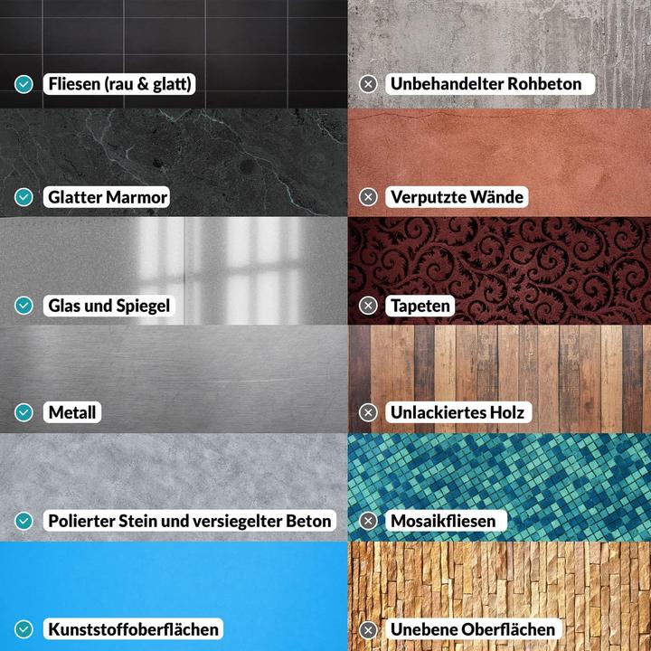 Actual product image Weissenstein Selbstklebende Badablage