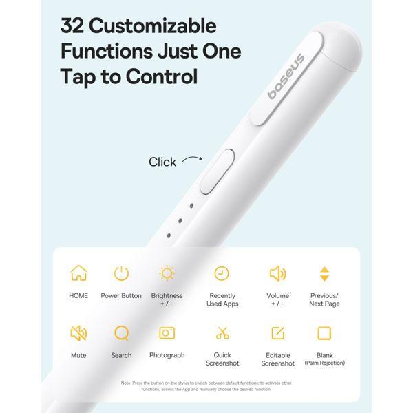 Actual product image Baseus Smooth Writing 3 Wireless White incl. charging cable