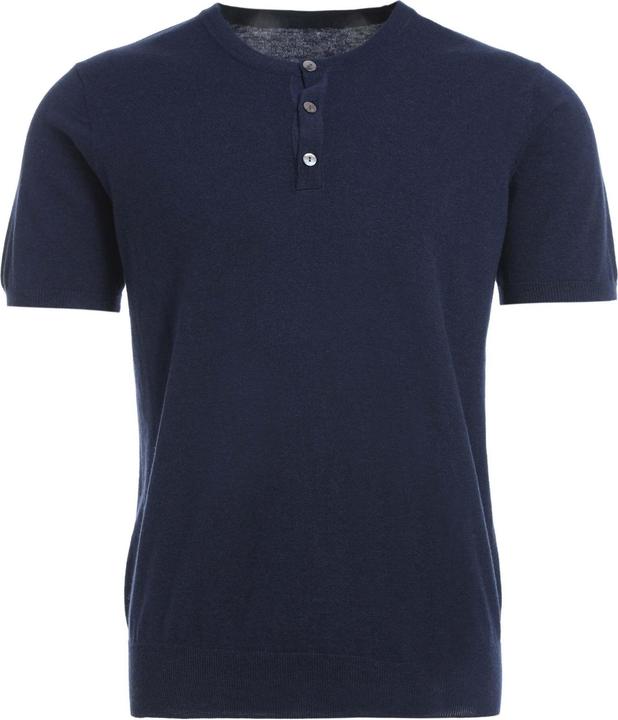 Bellemere T-Shirt Cotton Cashmere Slim Fit Henley Shirt (S)